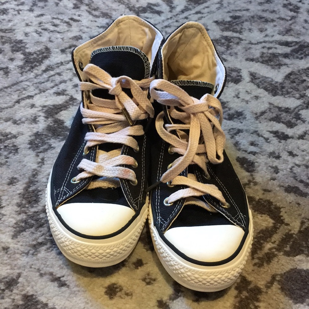 Rare Hemp Black Hi-Top Converse